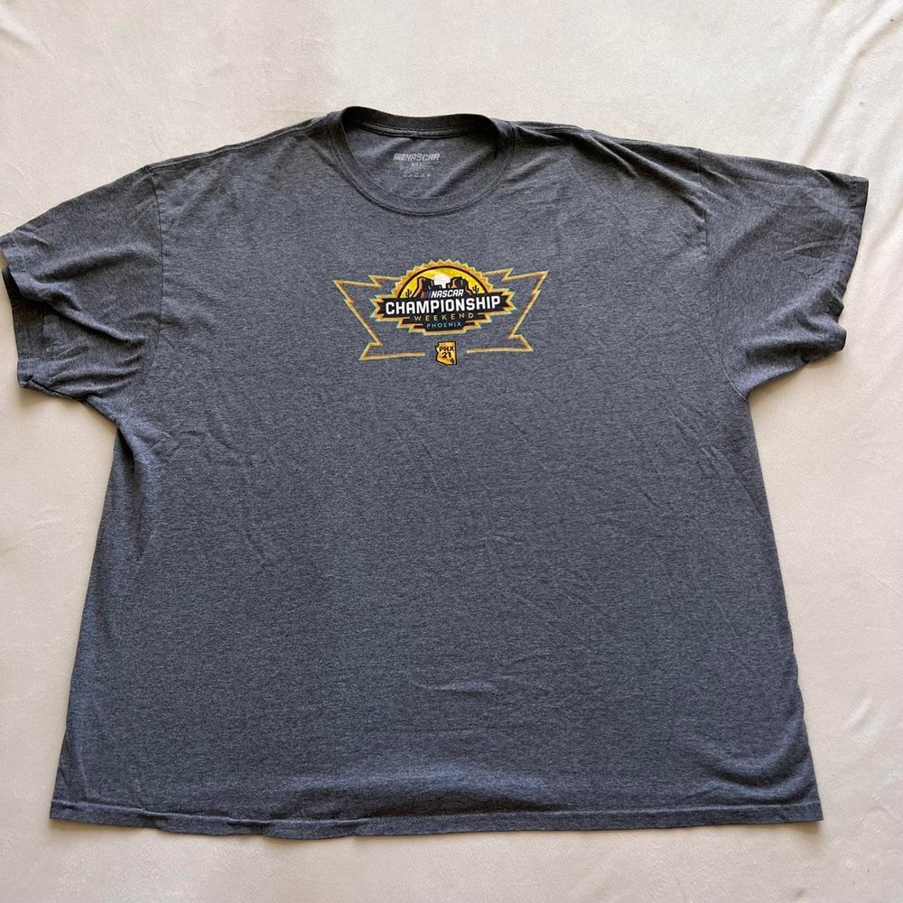 NASCAR Championship Weekend PHX 21 Gray Tshirt Car Size 3XL
